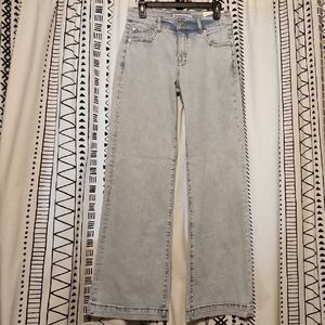 Ranch Dress'n Signature Trouser Light Blue Denim Jeans Size Medium Regular